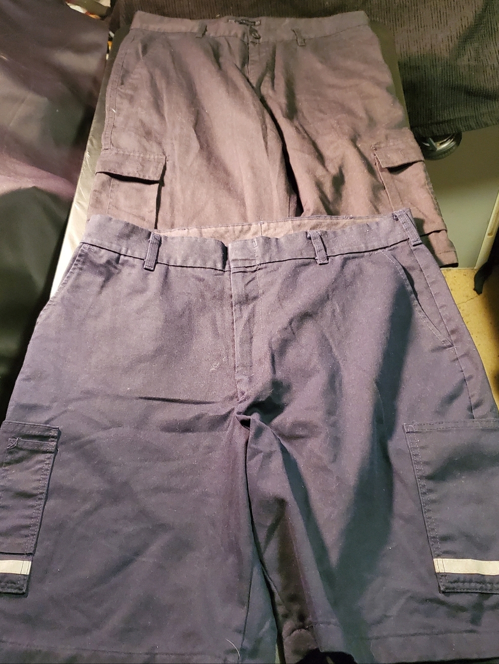 Marx&dutch Black Size 38Men's Cargo Shorts/fedex Navy Blue Size36L Cargo Short